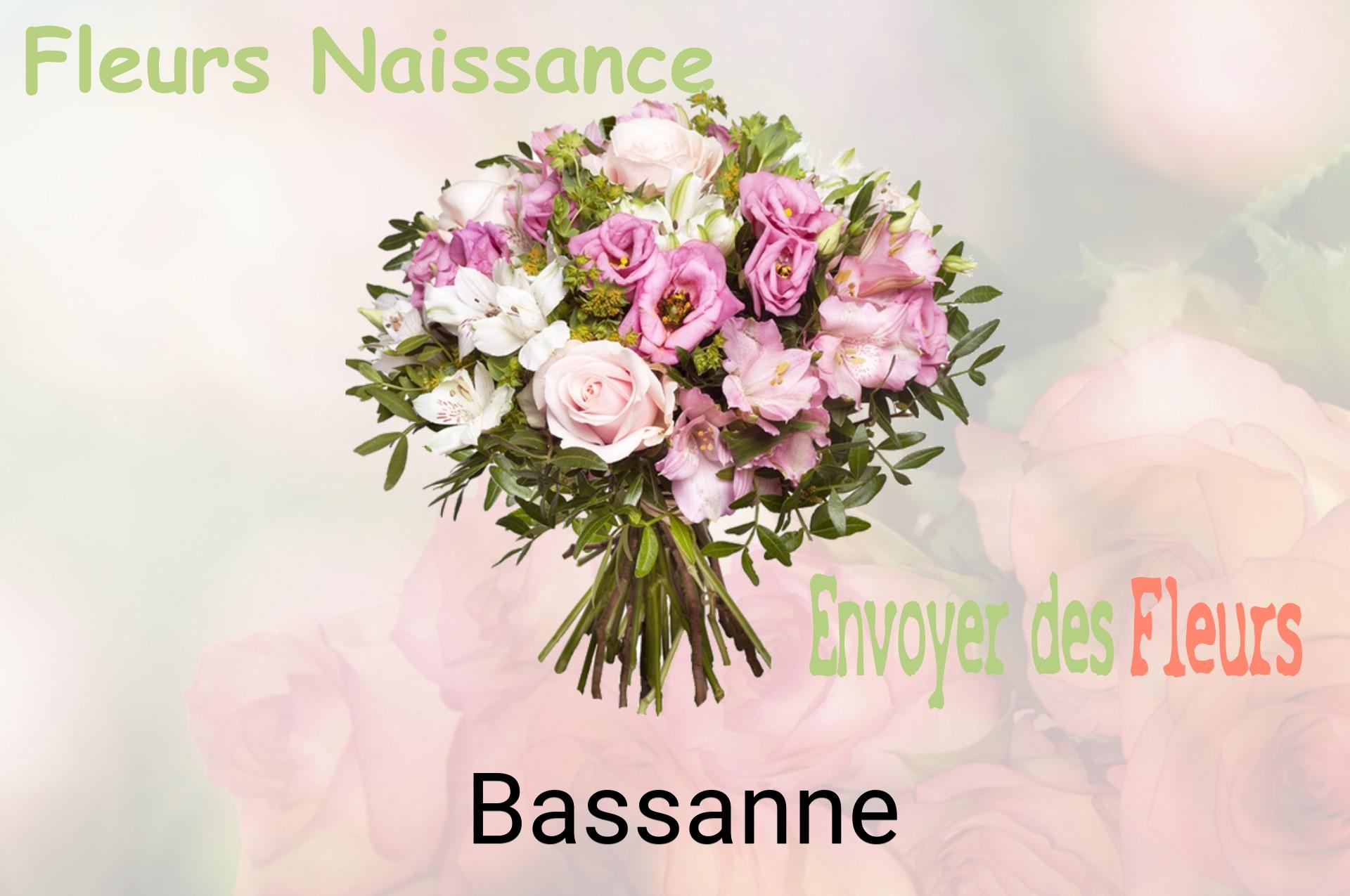 Bouquet de fleurs de naissance livré à Bassanne